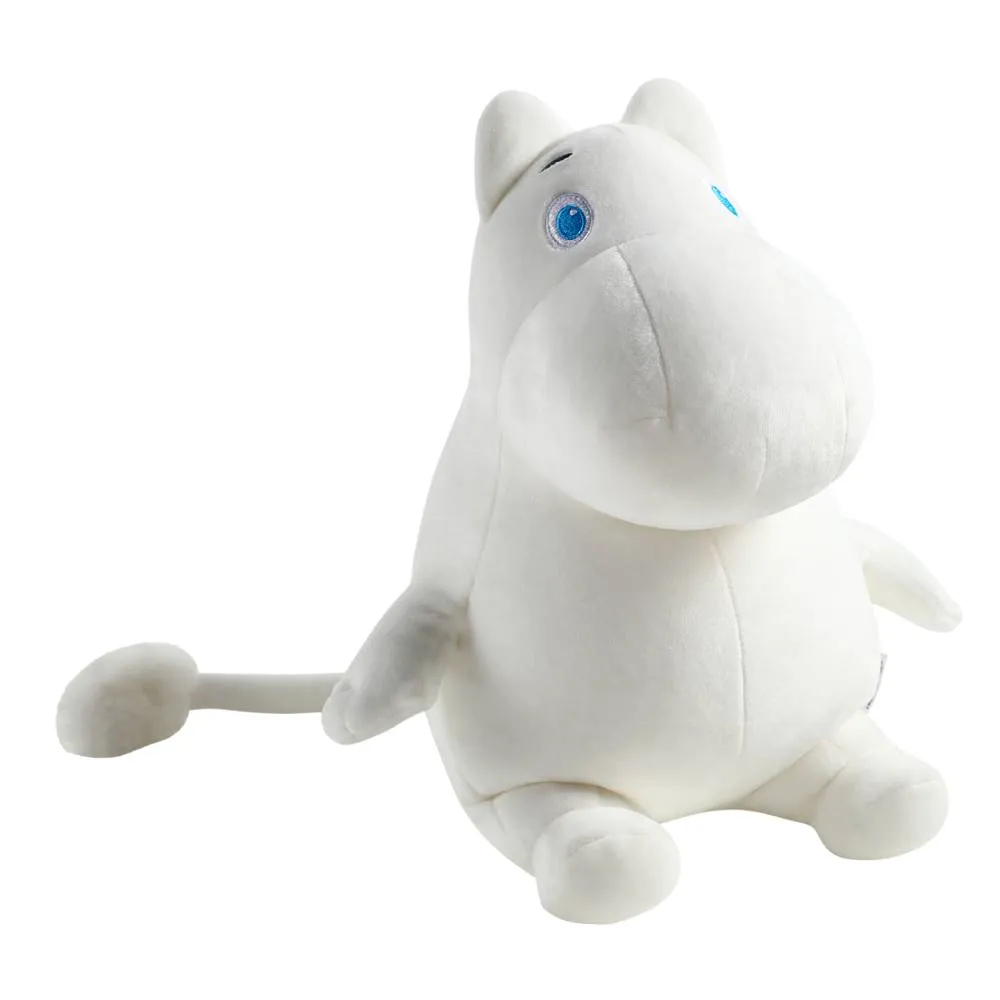 Moomintroll oreiller de voyage gris peluche 2-en-1