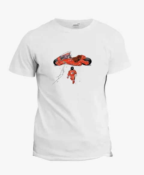 Pixgoodies Akira Kaneda et sa moto T-shirt coton