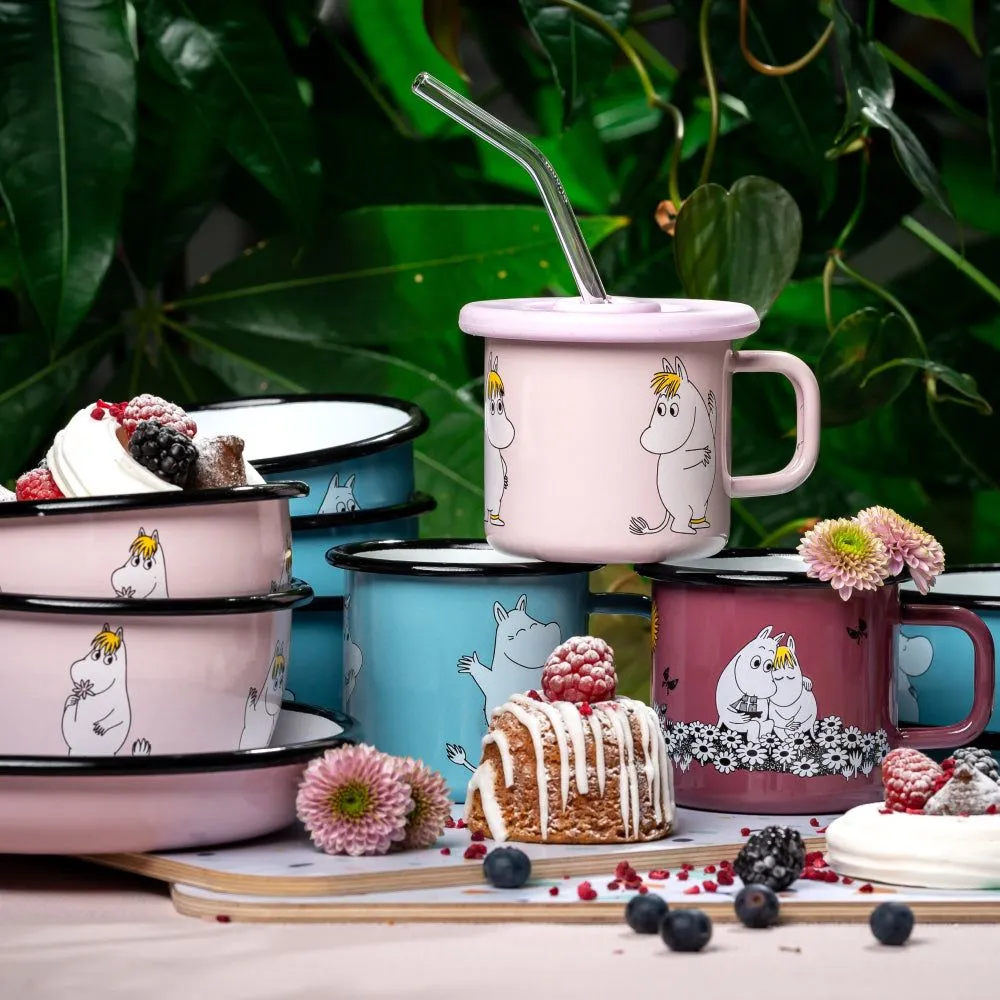 Moomintroll Snorkmaiden Retro mug émaillé