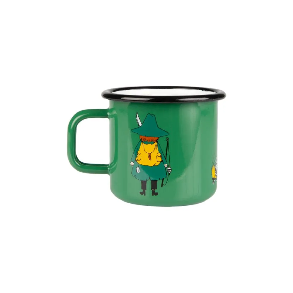 Moomintroll Retro Snufkin mug émaillé vert 37 cl