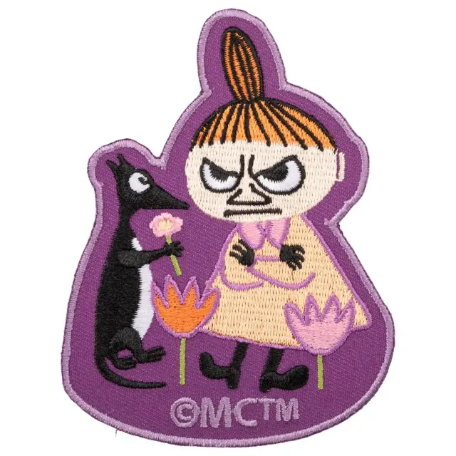 Moomintroll Little My Flower patch thermocollant lilas
