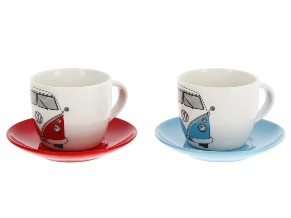 Brisa VW Collection Bus Front tasses espresso 2 x 100 ml porcelaine