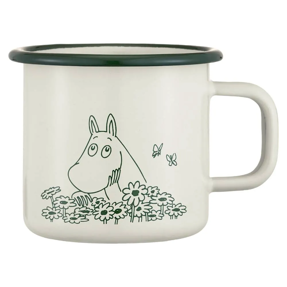 Moomintroll Summer Crush mug émaillé 37 cl vert