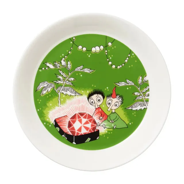 Moomintroll King’s Ruby assiette Thingumy Bob 19 cm verte