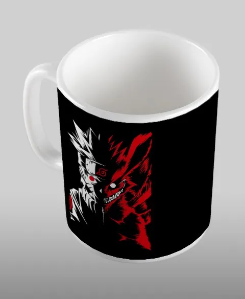 Pixgoodies Naruto et Kyûibi mug céramique renard