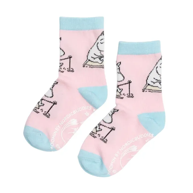 Moomintroll Fishing chaussettes enfant antiderapantes