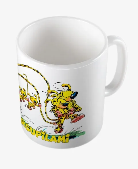 Pixgoodies Marsupilami mug Ma famille d'abord céramique