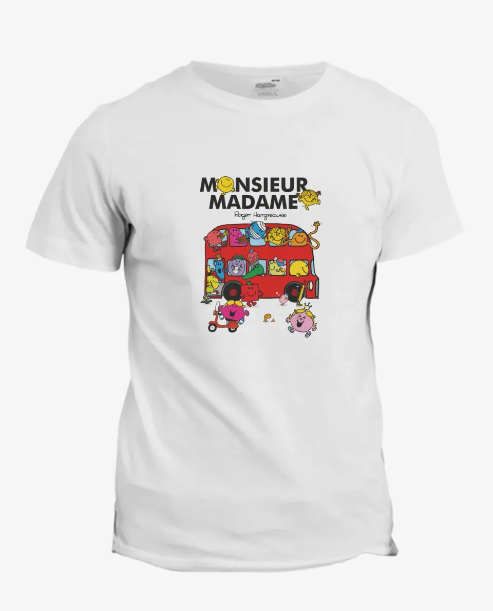 Pixgoodies Monsieur Madame t-shirt coton