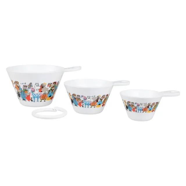 Moomintroll Class Reunion tasses doseuses lot de 3 plastique