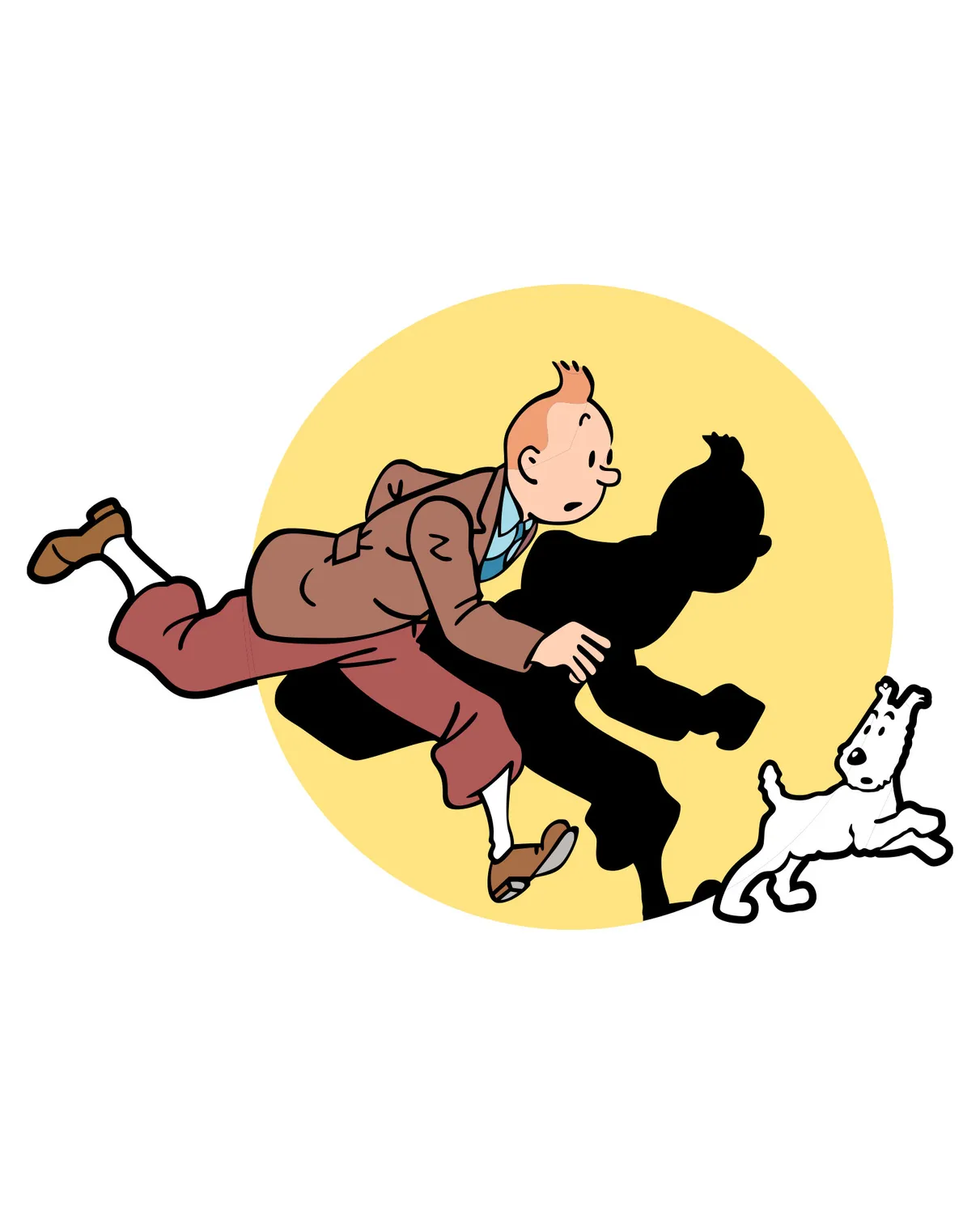 Pixgoodies Tintin et Milou t-shirt coton inséparables