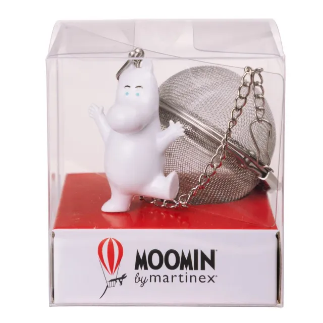 Moomintroll Boule à Thé Inox avec Figurine