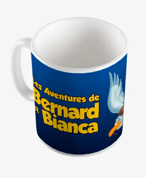 Pixgoodies Bernard et Bianca S.O.S. Société mug céramique 325 ml