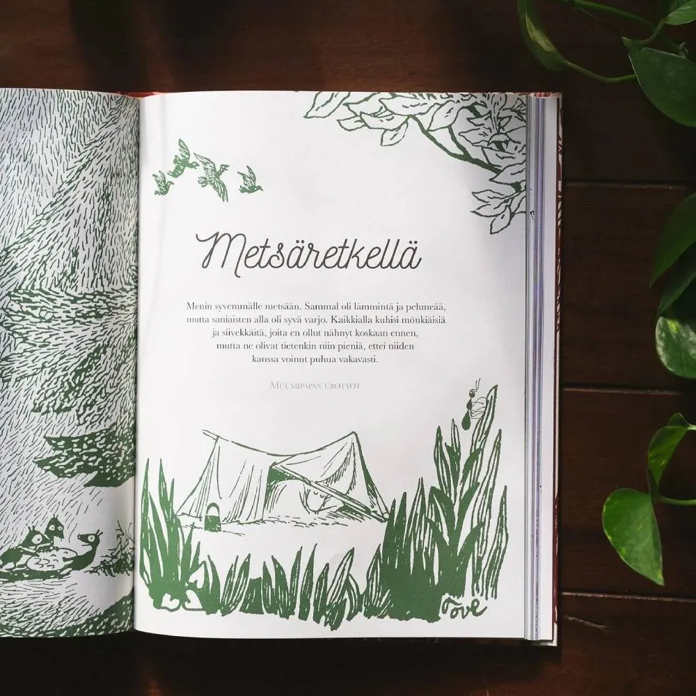Moomintroll Pikku Myyn ötökkäkirja livre insectes finnois