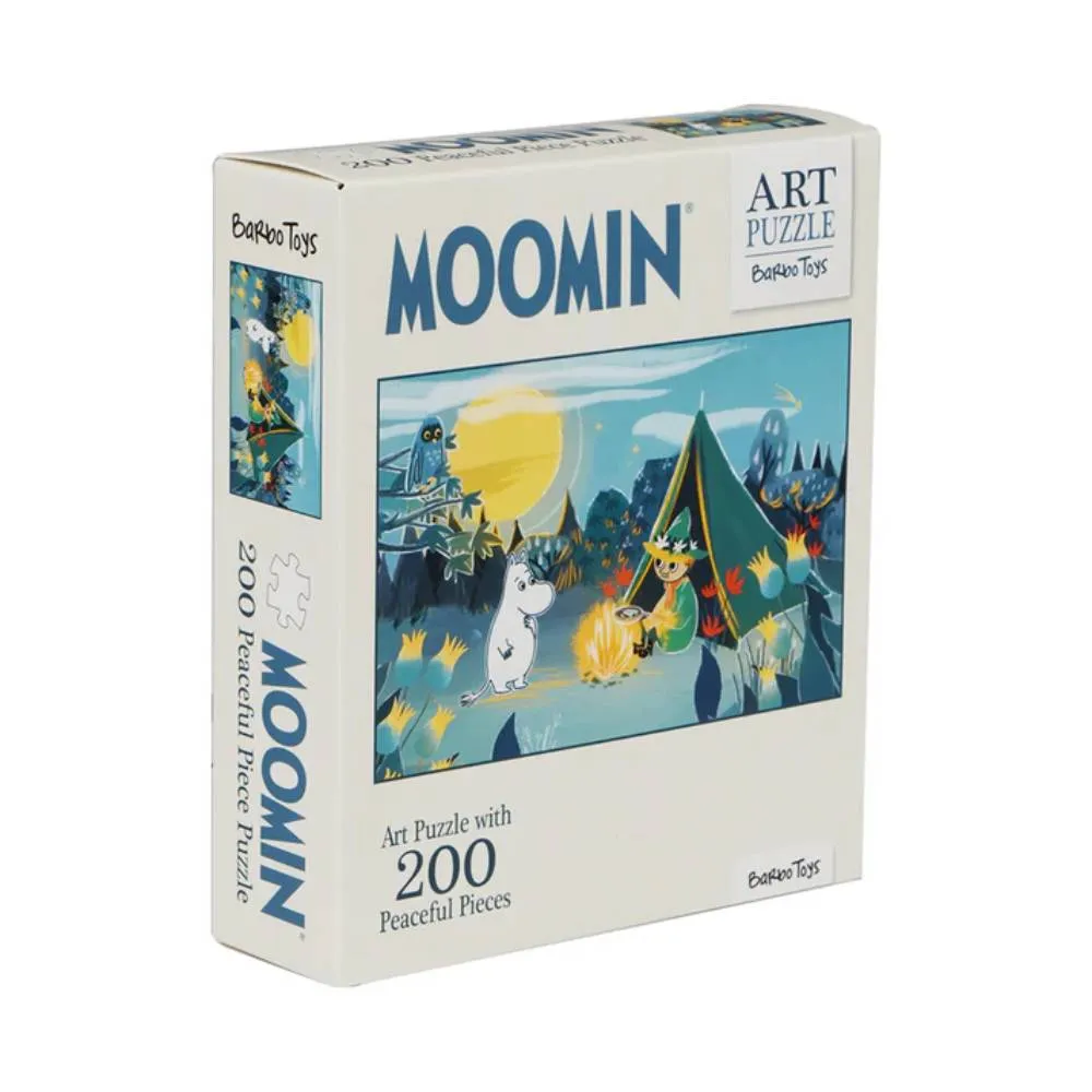 Moomintroll Campfire puzzle 200 pièces nuit étoilée