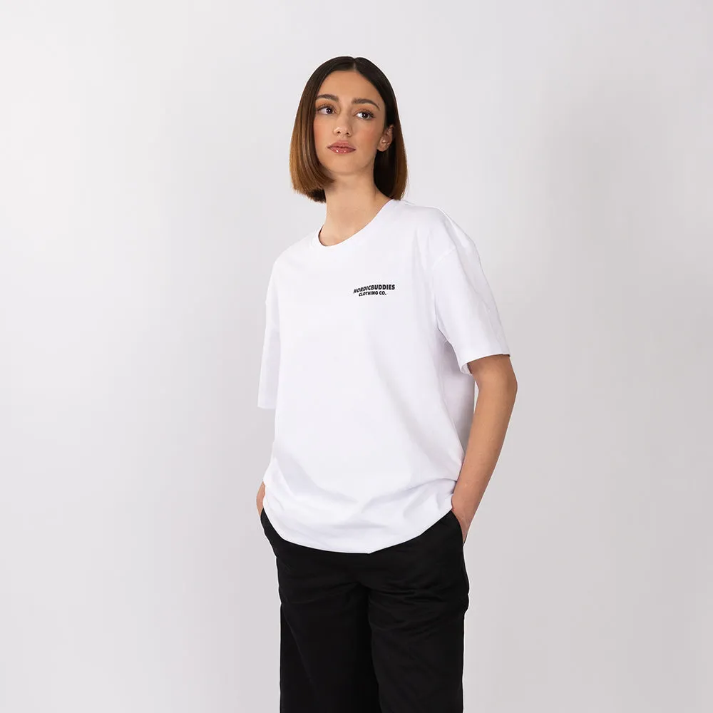 Moomintroll Angry Moomintroll t-shirt blanc coton