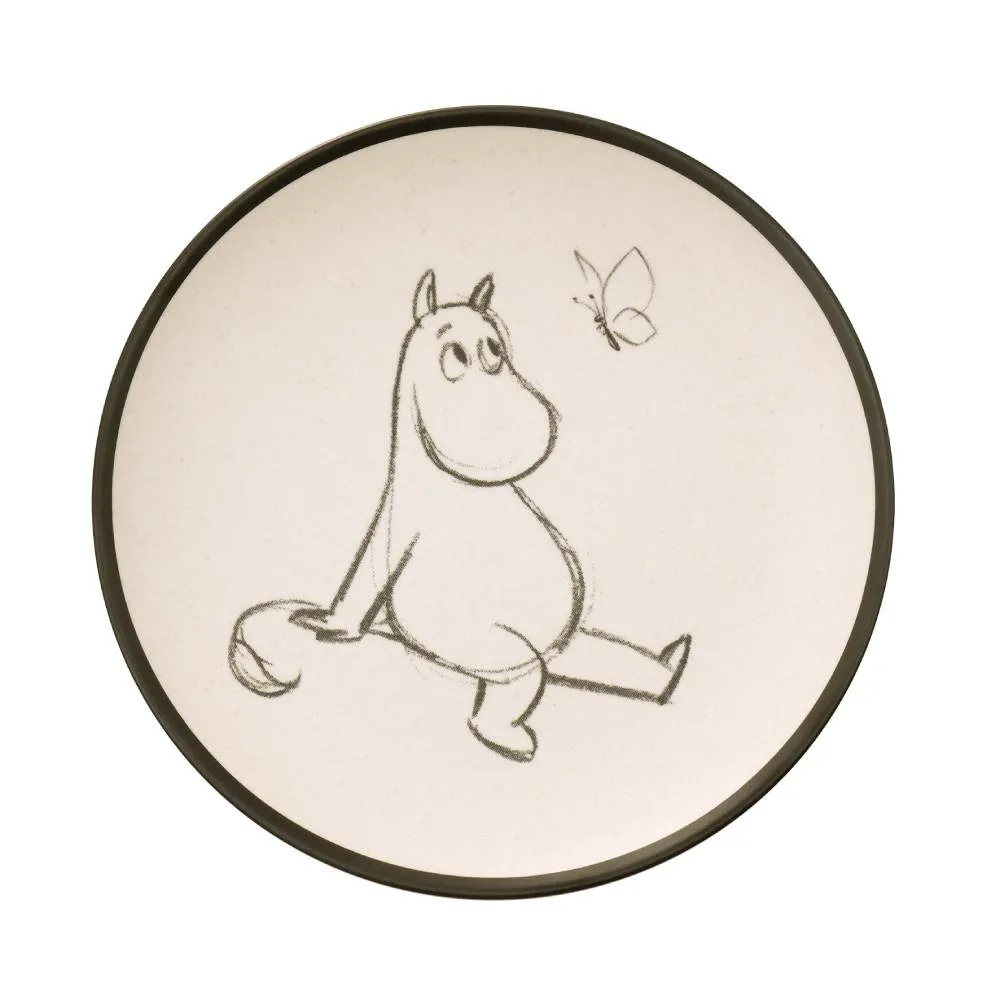 Moomintroll assiette mélamine enfant 20 cm
