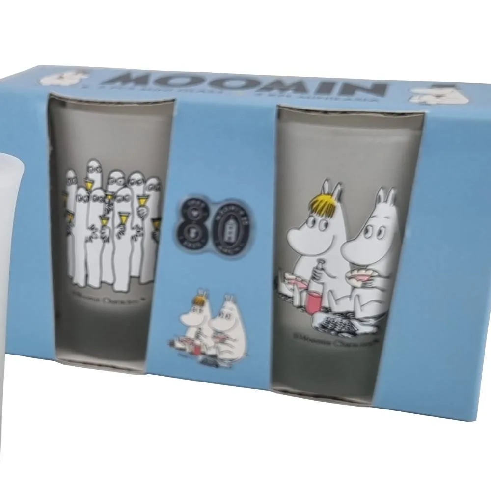 Moomintroll Mini Tumbler verres 5 cl lot de 2 givré