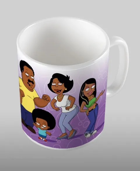 Pixgoodies The Cleveland Show famille avant tout mug céramique