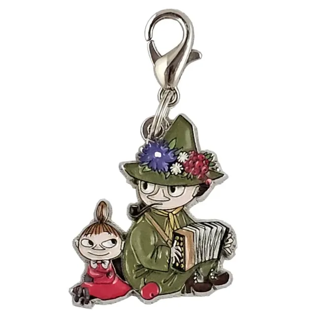 Moomintroll Snufkin & Little My breloque métal 3D