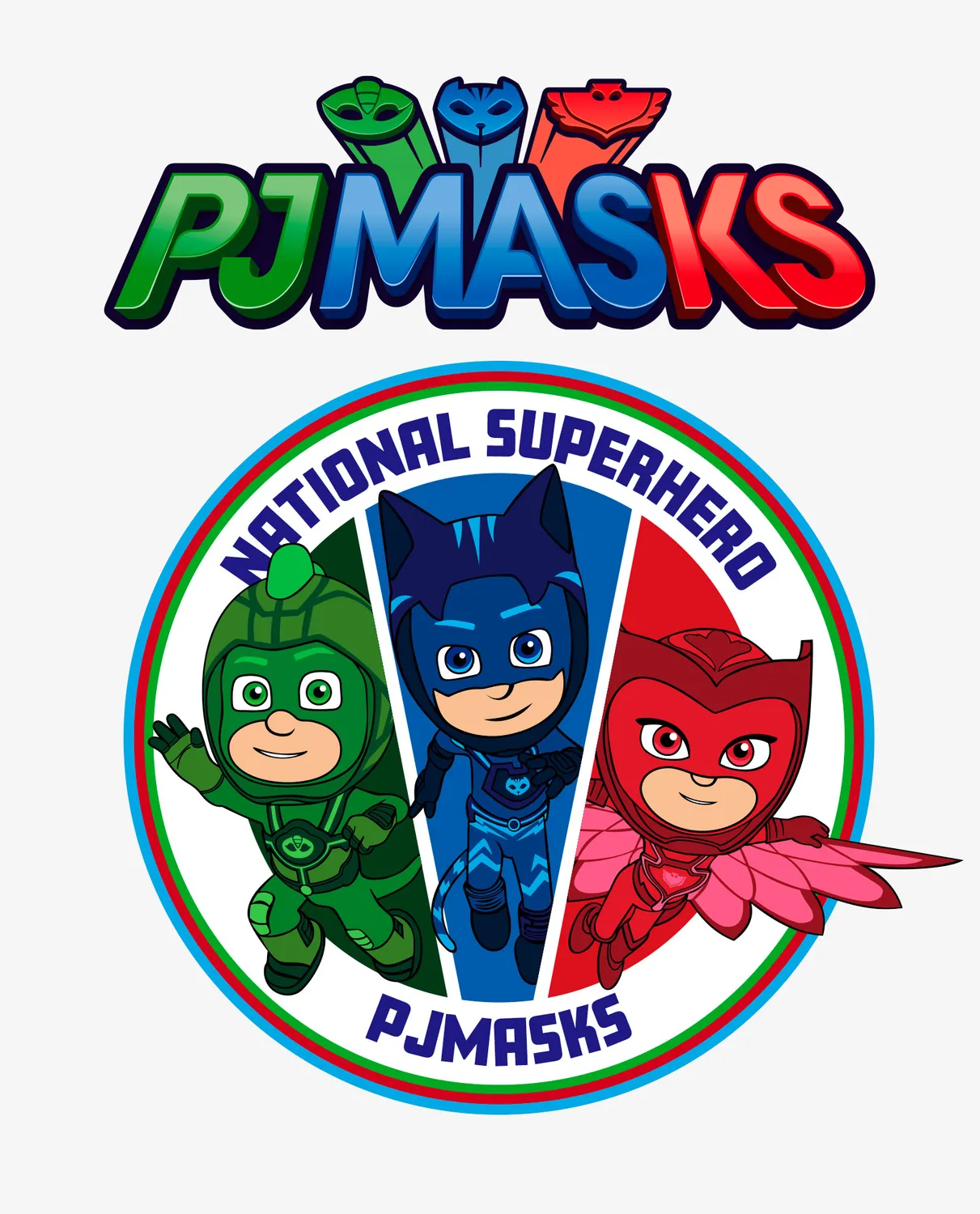 Pixgoodies Les Pyjamasques en version originale t-shirt coton