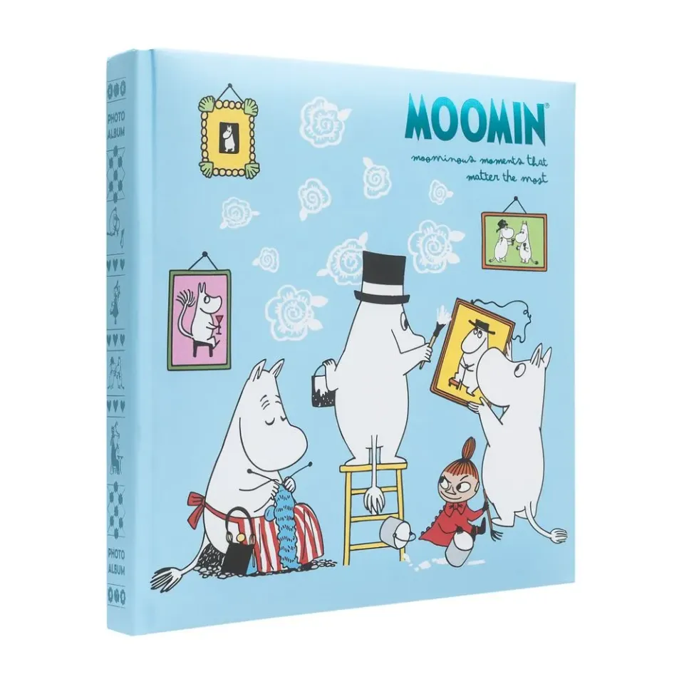 Moomintroll album photo 22 pages autocollantes