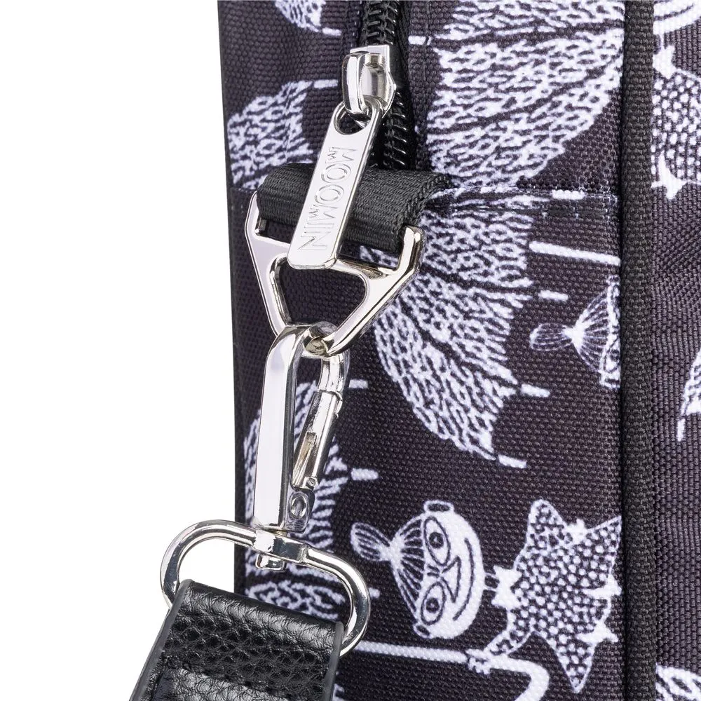 Little My Rain sac bandoulière noir blanc imperméable