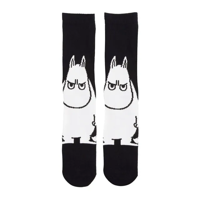 Moomintroll Angry Chaussettes noires 40-45 coton