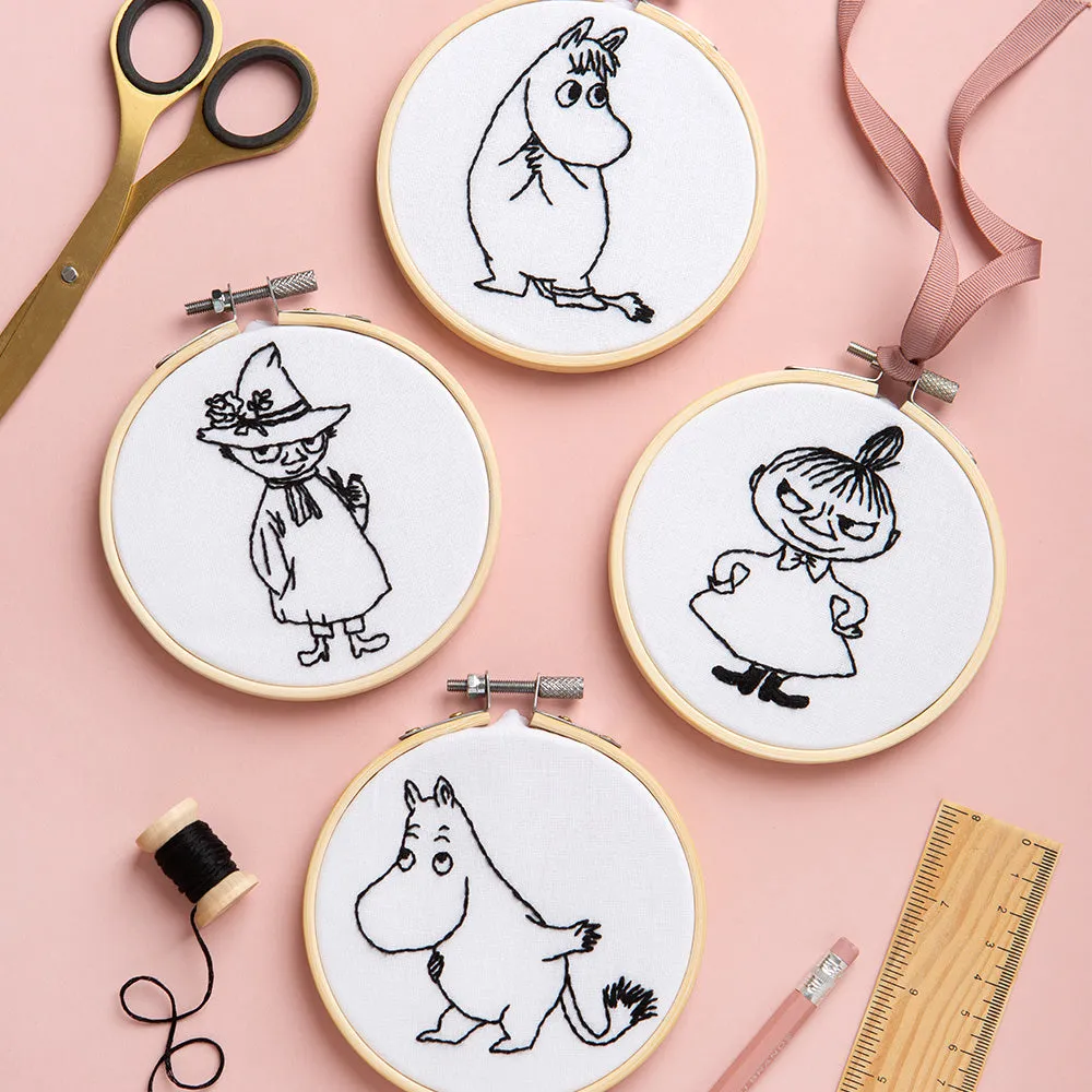 Moomintroll Livre Broderie Anglais 10 Projets