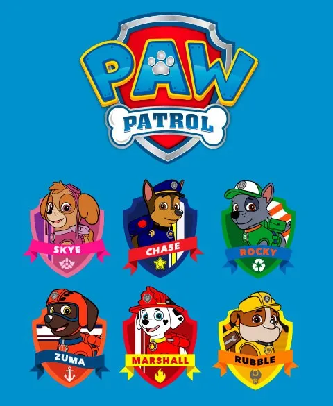 Pixgoodies Pat Patrouille mug céramique chiens héros