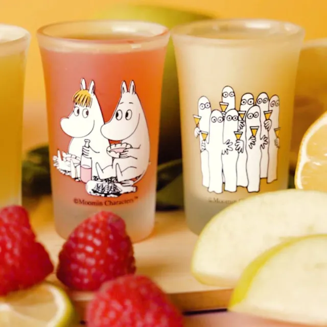 Moomintroll Mini Tumbler verres 5 cl lot de 2 givré