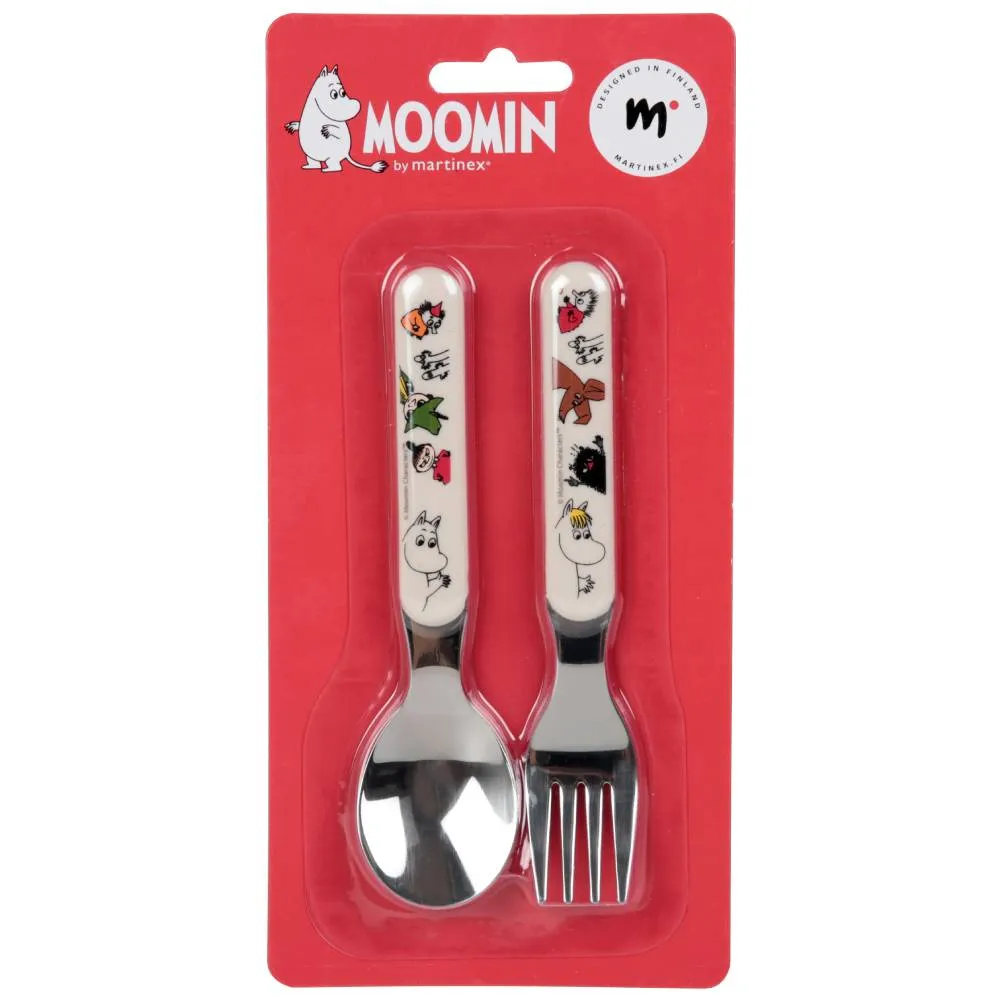 Moomin Characters couverts enfant cuillère fourchette 2 pièces