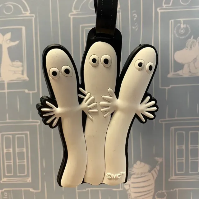 Moomintroll Hattifatteners étiquette bagage caoutchouc