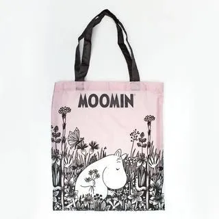 Moomintroll Love sac courses pliable rose recycle