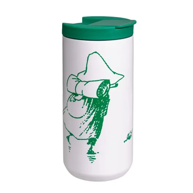 Moomintroll Snufkin Novels mug isotherme blanc vert 450 ml