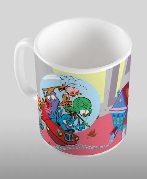 Pixgoodies Les Zinzins de l'espace mug céramique