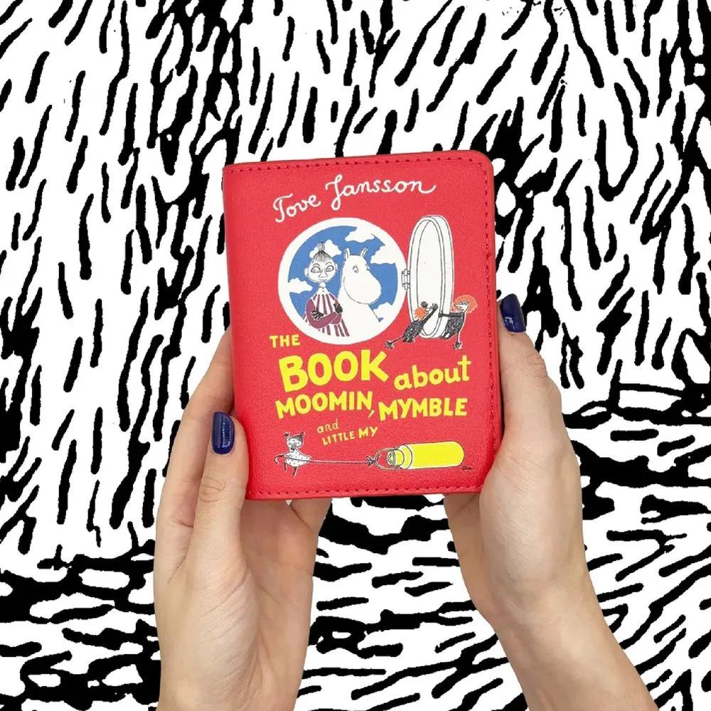 Moomintroll The Book About Moomin Mymble portefeuille rouge