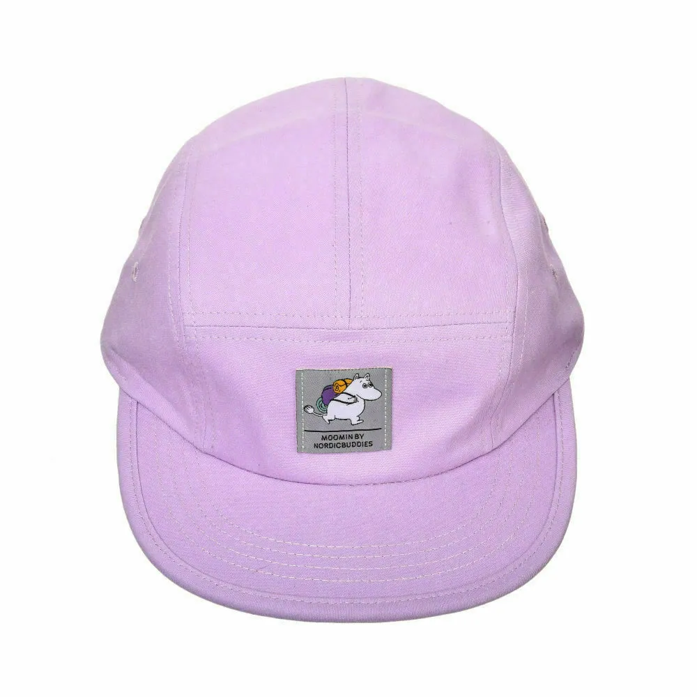 Moomintroll Adventuring Panel Cap casquette lilas coton adulte