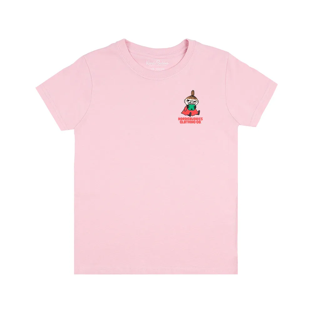 Moomintroll Little My t-shirt enfant rose coton