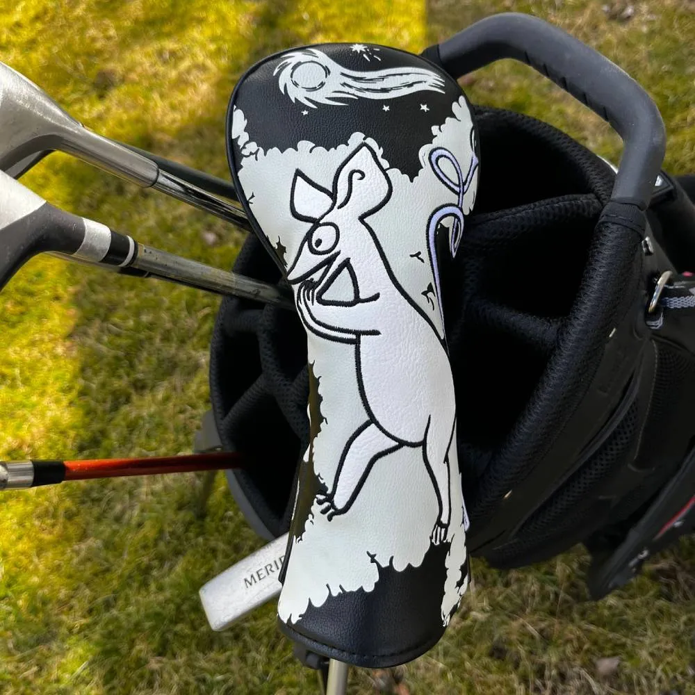 Moomintroll Comet couvre-club hybride Sniff noir et blanc