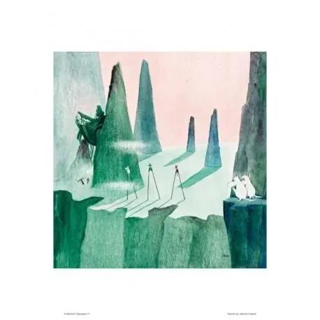 Moomintroll Moomin Comet affiche 24 x 30 cm papier mat