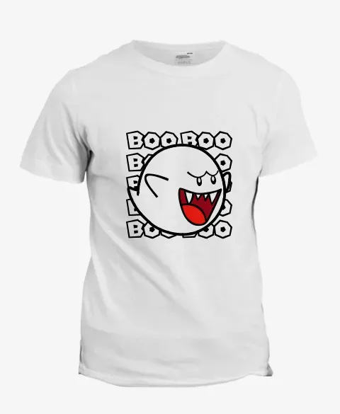 Pixgoodies Mario Boo t-shirt coton fantôme