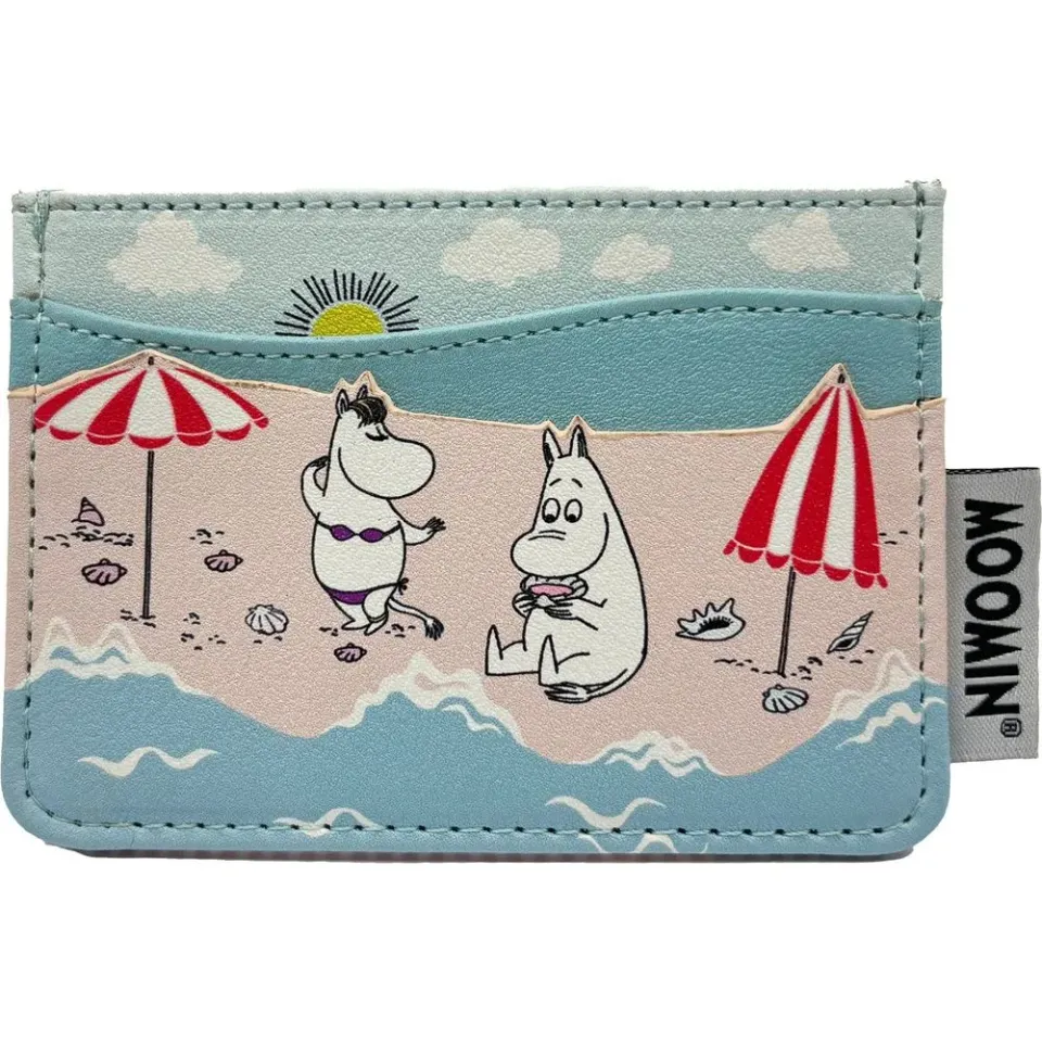Moomintroll Beach porte-cartes Moomin plage 7x10 cm