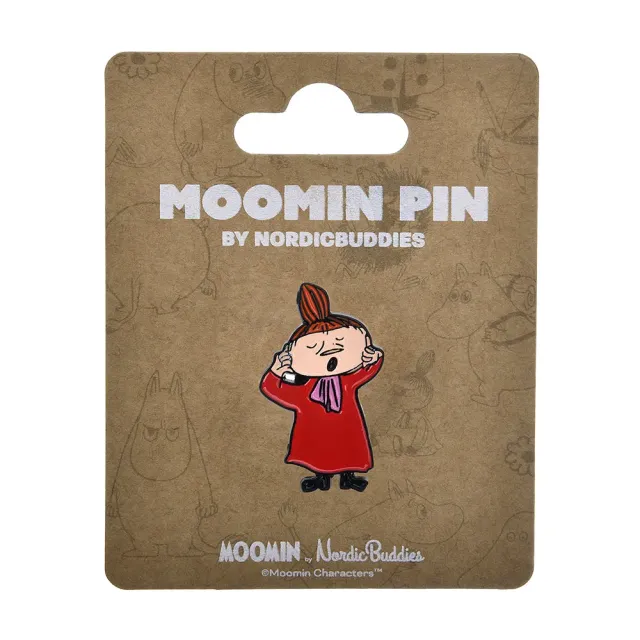Moomintroll Little My pin's rouge métal 4x3 cm