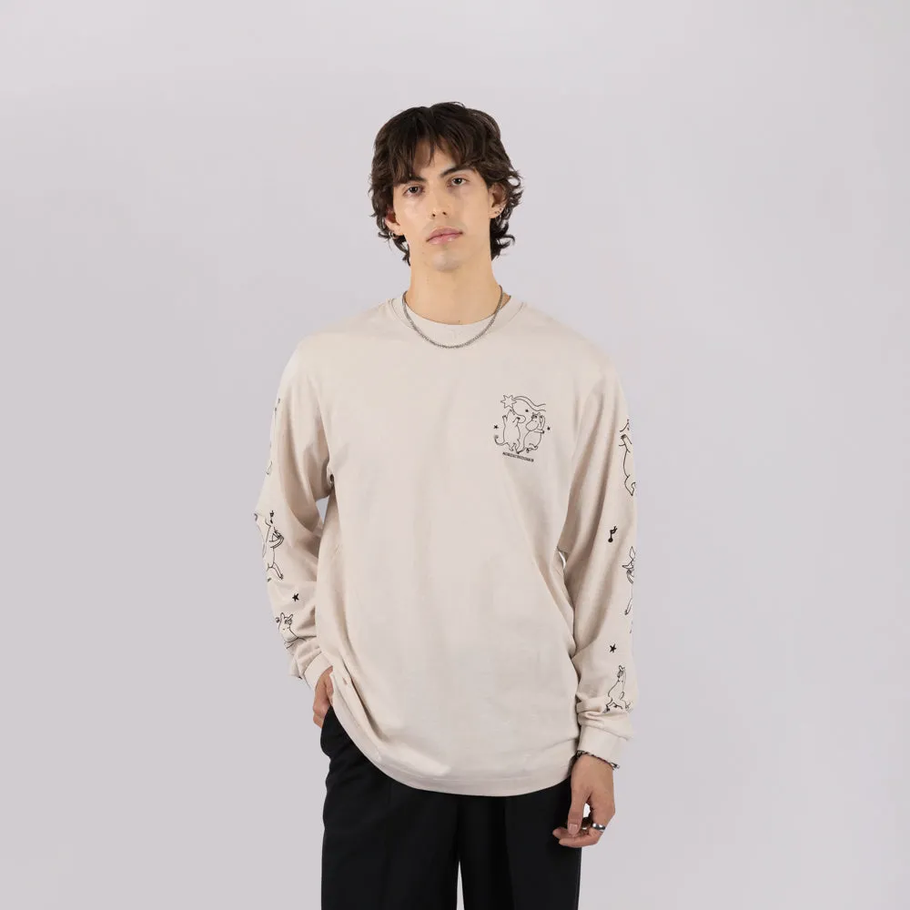 Moomintroll Comet Longsleeve écru coton bio