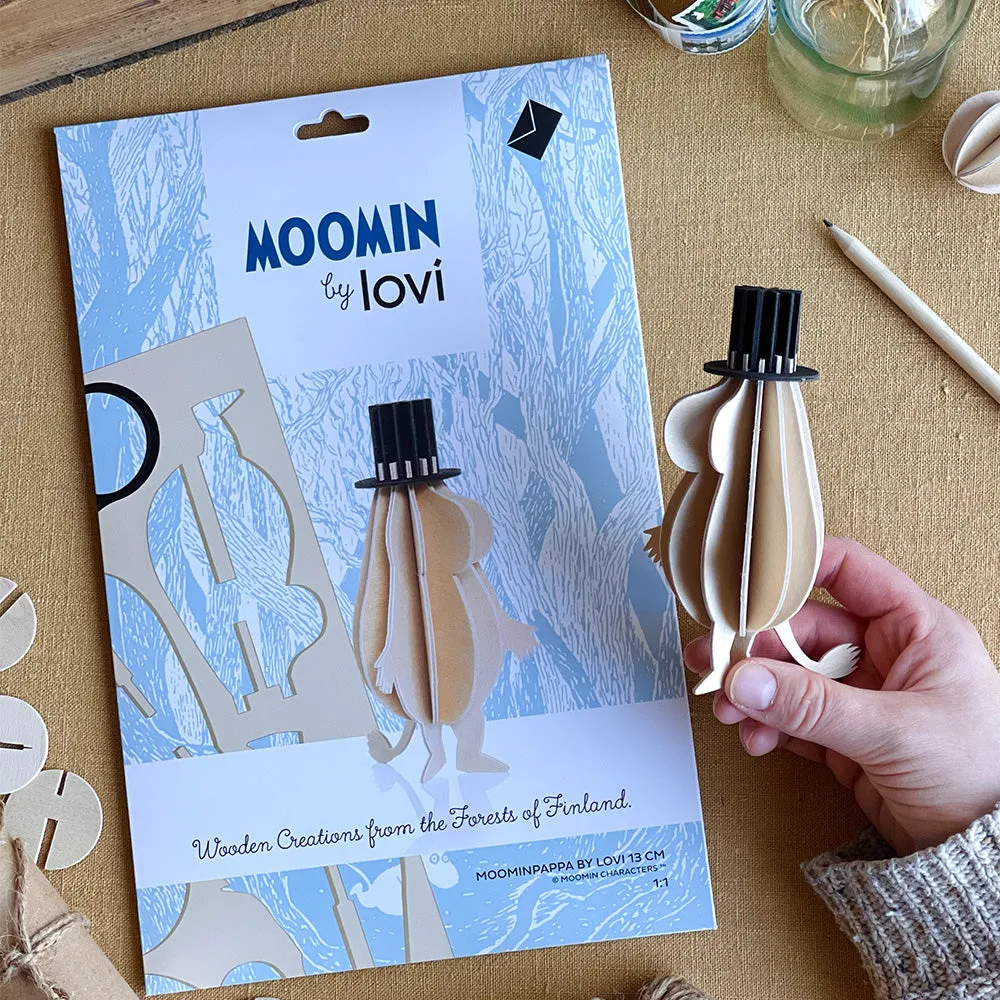 Moomintroll Moominpappa figurine bouleau