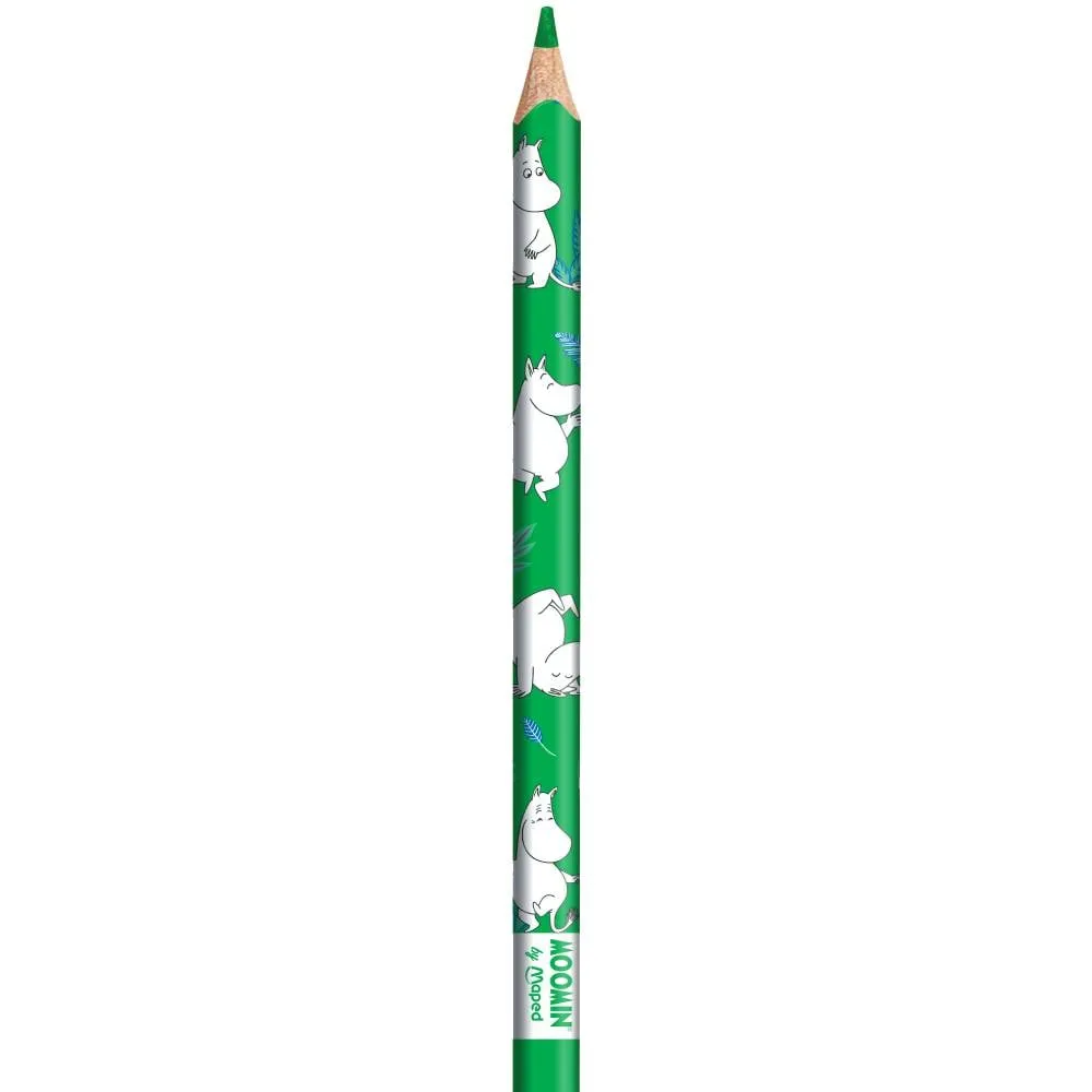 Moomintroll Colouring Pencils crayons Jumbo 12 pièces