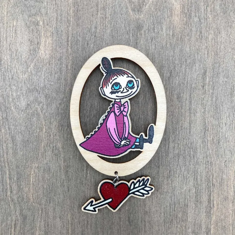 Mymble broche Moomin en bouleau de Finlande