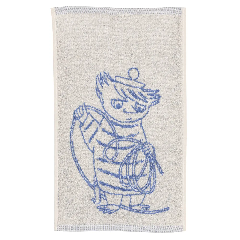 Moomintroll Too-Ticky essuie-mains bleu bio