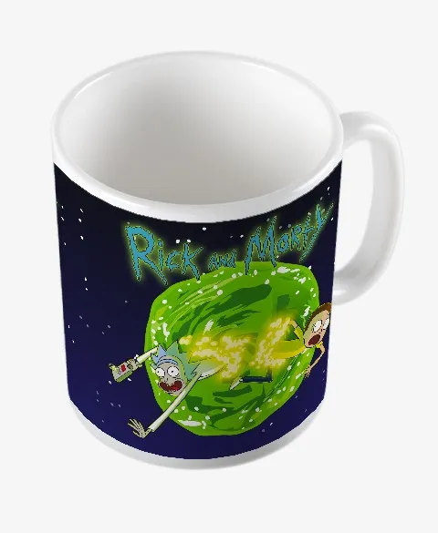 Pixgoodies Rick et Morty mug céramique irrévérent