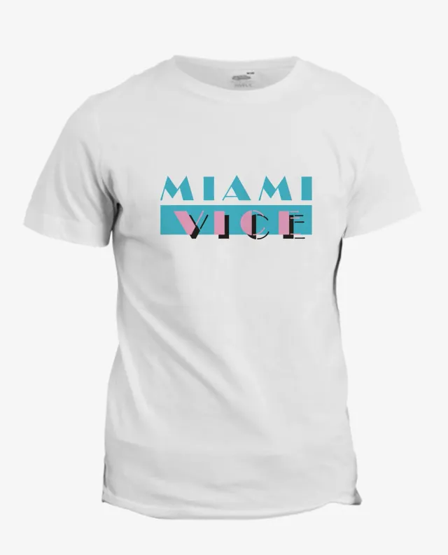 Pixgoodies T-shirt Miami Vice Deux Flics à Miami coton